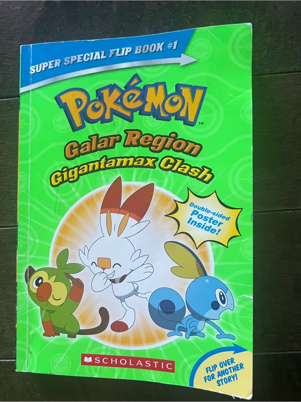 Pokémon Galar Region Gigantamax Clash Flip Book - Green